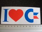 sticker I love C logo commodore computer, Verzamelen, Verzenden, Zo goed als nieuw, Merk