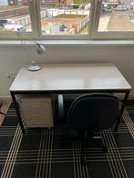 Bureau en alle toebehoren., Huis en Inrichting, Bureaus, Zo goed als nieuw, Ophalen, Bureau