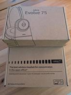 Jabra Evolve 75 MS Stereo, Audio, Tv en Foto, Koptelefoons, Overige merken, Bluetooth, Nieuw, Op oor (supra aural)