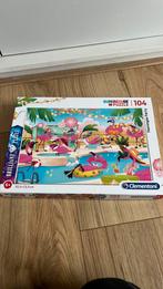 Flamingo’s party puzzel, Ophalen of Verzenden, Meer dan 50 stukjes, Zo goed als nieuw