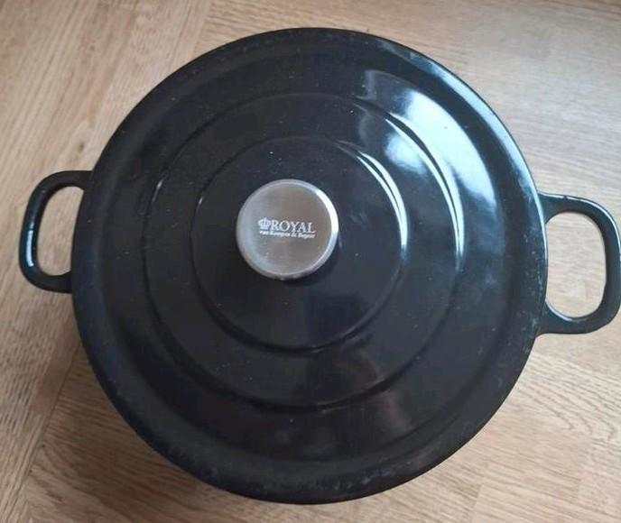 VK&B Braadpan Dutchoven 24cm - Zo Goed Als Nieuw gietijzer, Huis en Inrichting, Keuken | Potten en Pannen, Zo goed als nieuw, Koekenpan of Braadpan