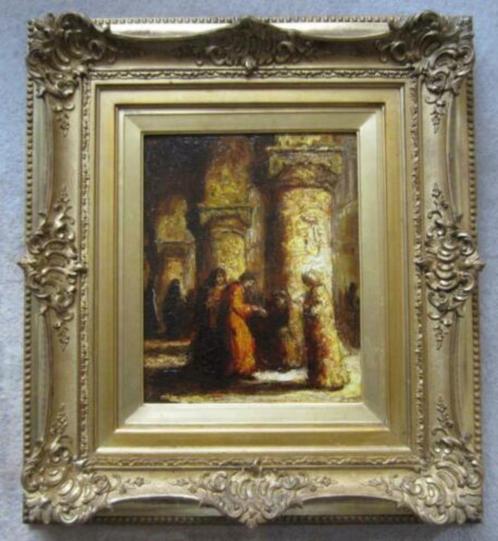 === "Ko" COSSAAR 1874-1966 ===kerkinterieur===, Antiek en Kunst, Kunst | Schilderijen | Klassiek, Ophalen of Verzenden