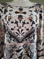 K-Design K Design crème zwart roze jurk L Gratis Verzenden, K-design, Overige kleuren, Verzenden, Maat 42/44 (L)