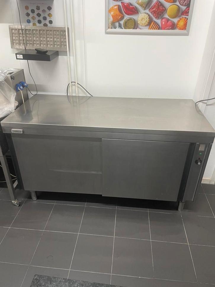 Warmhoudkast ‘Zanussi’, Huis en Inrichting, Keuken | Complete keukens, Gebruikt, Overige typen, Overige kleuren, Staal of Rvs