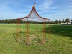 Prieel,(Tuin) Paviljoen zware uitvoering, massief staal, Ophalen, 200 tot 400 cm, 250 tot 500 cm, N.V.T.