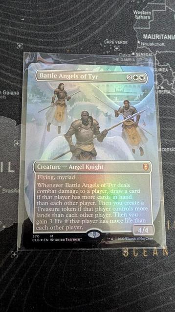 Battle Angels of Tyr (Borderless Foil)  beschikbaar voor biedingen