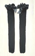 Kousen Hold Ups Zwart Unisex Carnaval, Ophalen of Verzenden, Nieuw, Zwart, Panty