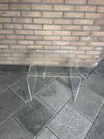 Plexiglas Bijzettafel - tafel vintage retro, Kunststof, Gebruikt, Minder dan 50 cm, Ophalen of Verzenden