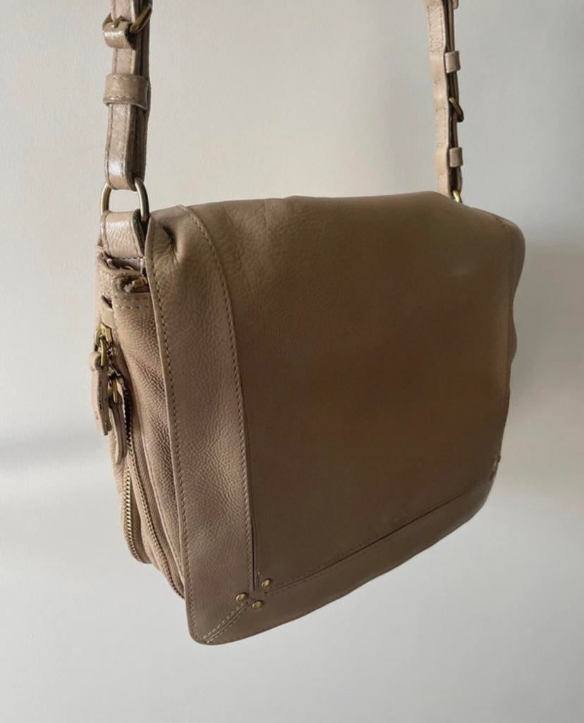 Jerome Dreyfuss Igor Schoudertas - Beige, Sieraden, Tassen en Uiterlijk, Tassen | Damestassen, Ophalen of Verzenden, Zo goed als nieuw