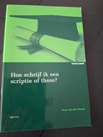 Hans van den Heuvel - Hoe schrijf ik een scriptie of these?, Hans van den Heuvel, Sociale wetenschap, Ophalen of Verzenden, Zo goed als nieuw