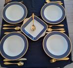 Wedgwood Rococo / Renaissance Gold dinerservies 4 personen, Huis en Inrichting, Keuken | Servies, Ophalen, Zo goed als nieuw, Bord(en)
