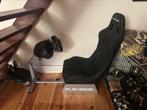 Playseat met logitech f1 stuur 2 pedalen, Spelcomputers en Games, Spelcomputers | Overige Accessoires, Ophalen, Gebruikt