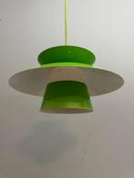 Retro Deens design groene hanglamp schalen lamp, Huis en Inrichting, Lampen | Hanglampen, ?, Halo tech design, Zo goed als nieuw