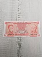 Venezuela 5 Bolivares 1989 Biljet UNC, Postzegels en Munten, Bankbiljetten | Amerika, Ophalen of Verzenden, Los biljet