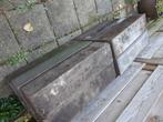 gratis ophalen basalt muurstenen 40x10x10. twaalf stuks, Ophalen, Gebruikt, Natuursteen, Overige typen