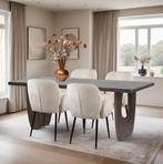 Eettafel Walnoot Bruin | Mangohout 180/200/220/240/280cm, Antiek en Kunst, Antiek | Meubels | Tafels, Ophalen of Verzenden