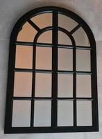 2 gebogen/boerderij spiegel zwart, Ophalen, Zo goed als nieuw, Minder dan 100 cm, Overige vormen