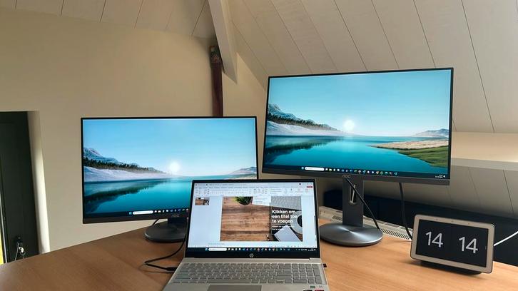 2x 24 inch Beeldscherm - Perfect voor Multi-tasking!, Computers en Software, Monitoren, Gebruikt, 60 Hz of minder, HDMI, Gaming