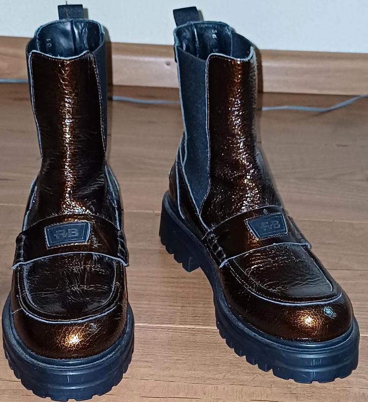 Floris van Bommel Enkellaarsjes Maat 38, Kleding | Dames, Schoenen, Zo goed als nieuw, Bruin, Ophalen of Verzenden