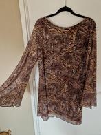 Maat 58-60, Kleding | Dames, Grote Maten, Verzenden, Nieuw, Bruin, Jurk