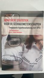 Inductieve statistiek voor de gedragswetenschappen, Tim Vanhoomissen; Guido Valkeneers, Ophalen of Verzenden, Zo goed als nieuw