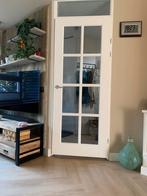 Twee mooie opdekdeuren (met glas), Huis en Inrichting, Ophalen, Modern (facetglas), 200 cm of meer, 50 tot 100 cm