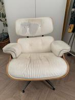 Eames Lounge Chair - Vintage, Replica., Huis en Inrichting, Stoelen, Gebruikt, Wit, Ophalen of Verzenden, Eén