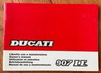 Owners manual Ducati 907 I.E., Motoren, Handleidingen en Instructieboekjes, Ducati