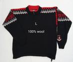 Noorse Wollen "Dale Garn" Trui voor Heren (L), Ophalen of Verzenden, Zo goed als nieuw, Maat 52/54 (L), Zwart