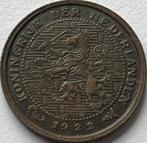 Zeldzame halve cent 1922/21 overslag topkwaliteit!, Ophalen of Verzenden, Koningin Wilhelmina, Overige waardes