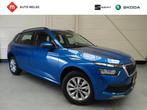 Skoda Kamiq 1.0 TSI Greentech 115pk Ambition, Gebruikt, Blauw, Leder en Stof, 1200 kg