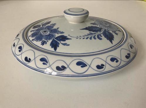 Delfts blauwe schaal of terrine, Antiek en Kunst, Antiek | Keramiek en Aardewerk, Ophalen of Verzenden