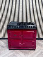 Prachtig Fornuis AGA Six Four Bordeaux Rood 4 Ovens!, 60 cm of meer, Grill, Ophalen of Verzenden, Gas