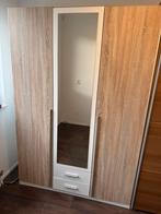 Kledingkast met spiegel, Ophalen, Overige materialen, Gebruikt, 100 tot 150 cm
