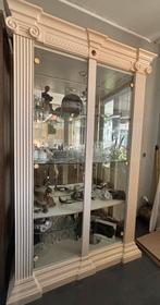 Mooie vitrinekast italiaans hoogglans met verlichting, Huis en Inrichting, Kasten | Vitrinekasten, Ophalen, Gebruikt, 100 tot 150 cm
