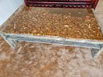 Originele schelpen salontafel, Huis en Inrichting, Ophalen, 50 tot 100 cm, Zo goed als nieuw, Minder dan 50 cm