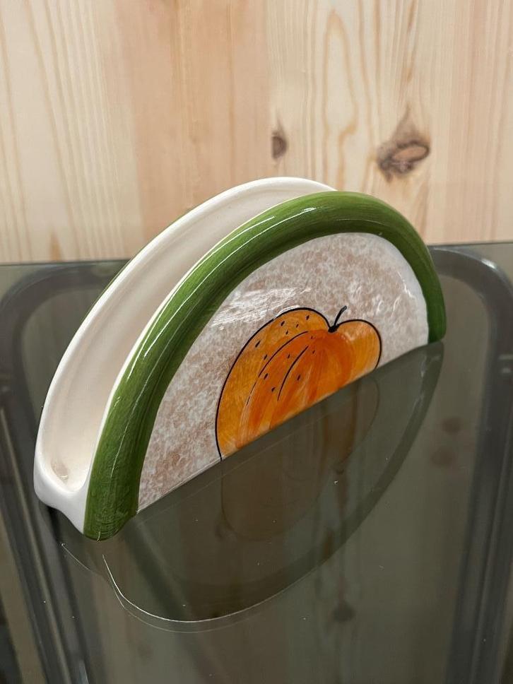 Vintage Keramieken Servettenhouder, Huis en Inrichting, Keuken | Keukenbenodigdheden, Gebruikt, Verzenden