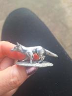 95 % Tinnen beeldje van een vosje van Gelria, Verzamelen, Ophalen of Verzenden, Zo goed als nieuw, Dier