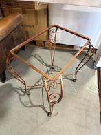 Klassiek tafeltje op wielen zonder blad, Huis en Inrichting, Tafels | Bijzettafels, Ophalen, Gebruikt, Metaal of Aluminium, 55 tot 75 cm