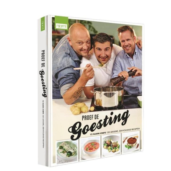 kookboek, Njam Proef de goesting ,Chefs Njam,9789462771260, Boeken, Kookboeken, Nieuw, Voorgerechten en Soepen, Hoofdgerechten