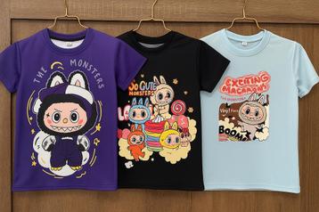 Labubu t-shirts voor kinderen - diverse maten beschikbaar voor biedingen