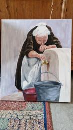 acrielverf doek 60x70 opbrengst stg Slava Oekraïne Foundatio, Ophalen of Verzenden, Zo goed als nieuw, Schilderij, 50 tot 75 cm