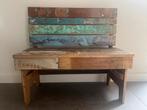 Houten Kinderbankje - Scrapwood, Huis en Inrichting, Ophalen, Gebruikt, Overige kleuren, Eén