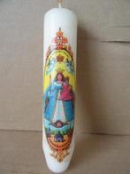 Vintage kaars Heilige Maria Kevelaer noveenkaars 14cm, Ophalen of Verzenden, Zo goed als nieuw, Overige typen, Christendom | Katholiek