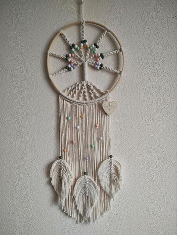 Macrame levensboom / Tree of Life. Sisters Forever. beschikbaar voor biedingen