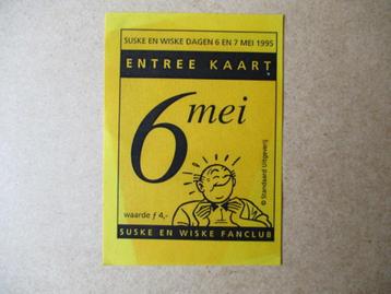 adv10370 suske en wiske entree kaart beschikbaar voor biedingen