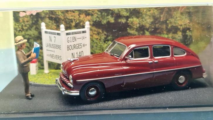 Ford vedette 1/43 Diorama Altaya , La route bleue, Hobby en Vrije tijd, Modelauto's | 1:43, Nieuw, Auto, Overige merken, Ophalen of Verzenden