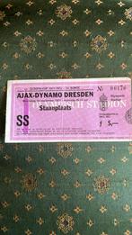 Voetbalkaartje AJAX - DYNAMO DRESDEN Europa Cup 71/72, Verzamelen, Ophalen of Verzenden, Gebruikt, Ajax
