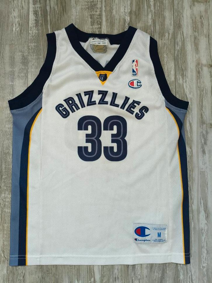 NBA Basketbal Jersey - Marc Gasol - Vintage Champion, Sport en Fitness, Basketbal, Zo goed als nieuw, Kleding, Ophalen of Verzenden
