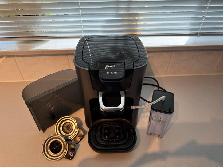 Philips Senseo Latte Duo Compleet, Witgoed en Apparatuur, Koffiezetapparaten, Gebruikt, Koffiepads en cups, Koffiemachine, 2 tot 4 kopjes